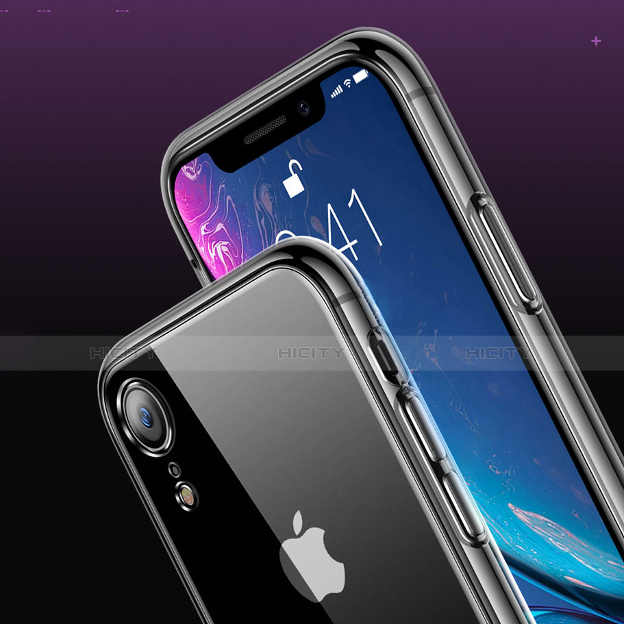 Custodia Silicone Trasparente Ultra Sottile Morbida T06 per Apple iPhone XR Chiaro