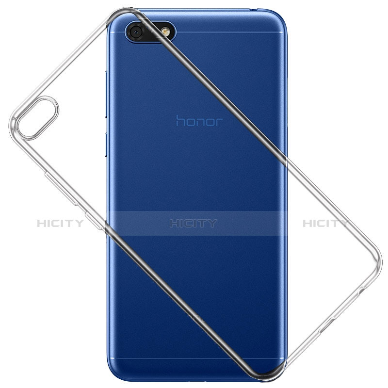 Custodia Silicone Trasparente Ultra Sottile Morbida T06 per Huawei Enjoy 8e Lite Chiaro