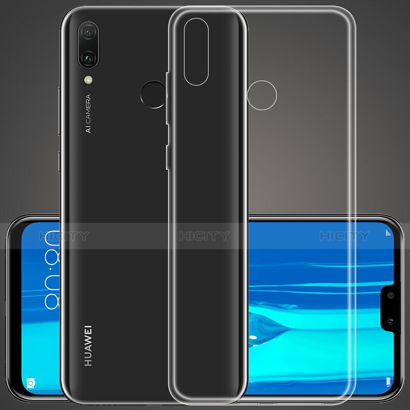 Custodia Silicone Trasparente Ultra Sottile Morbida T06 per Huawei Enjoy 9 Plus Chiaro