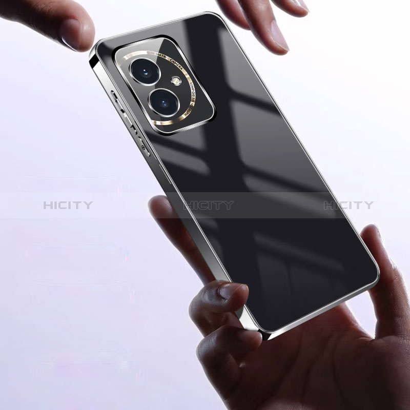 Custodia Silicone Trasparente Ultra Sottile Morbida T06 per Huawei Honor 100 5G Nero
