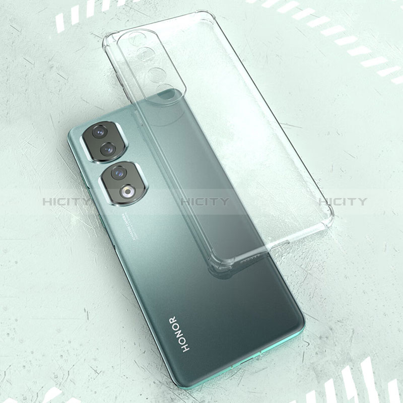 Custodia Silicone Trasparente Ultra Sottile Morbida T06 per Huawei Honor 90 Pro 5G Chiaro