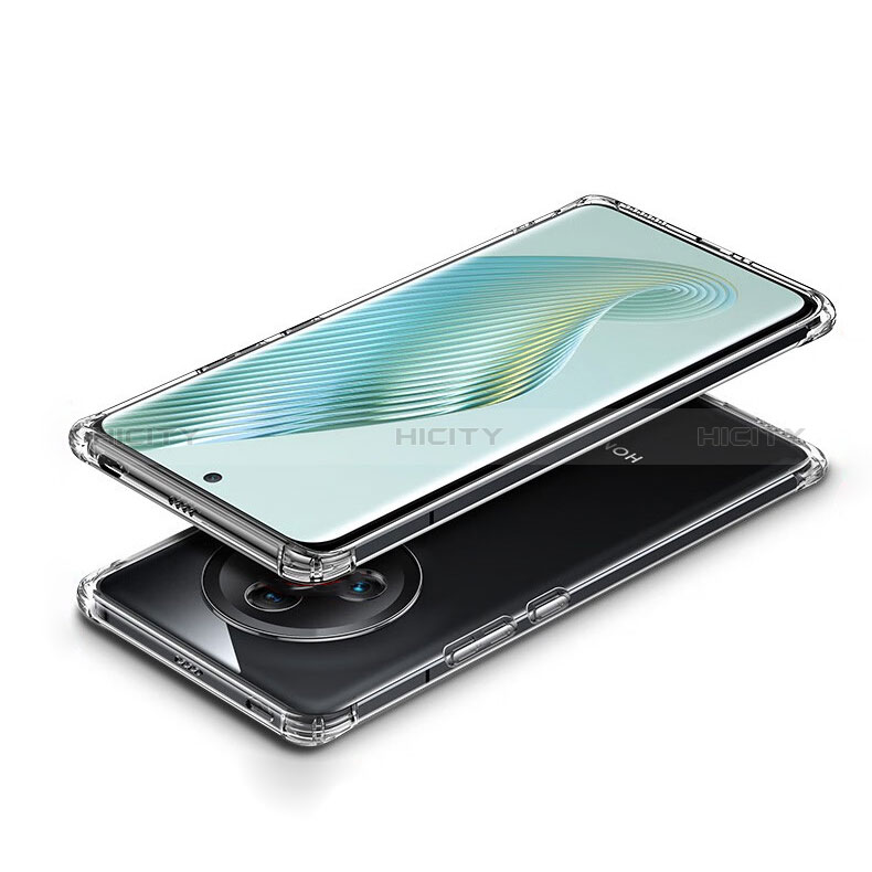 Custodia Silicone Trasparente Ultra Sottile Morbida T06 per Huawei Honor Magic5 5G Chiaro