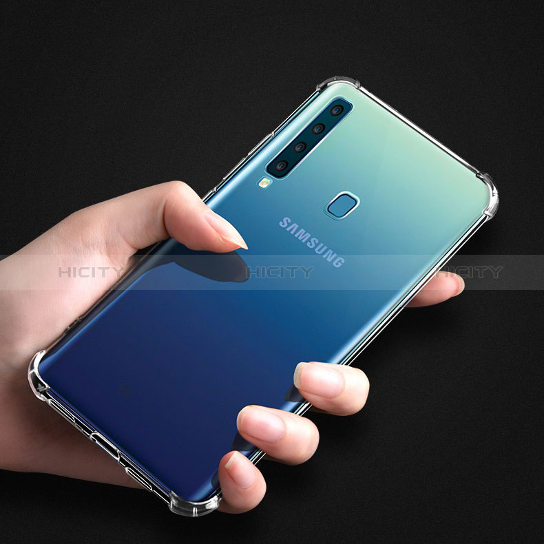 Custodia Silicone Trasparente Ultra Sottile Morbida T06 per Samsung Galaxy A9 (2018) A920 Chiaro