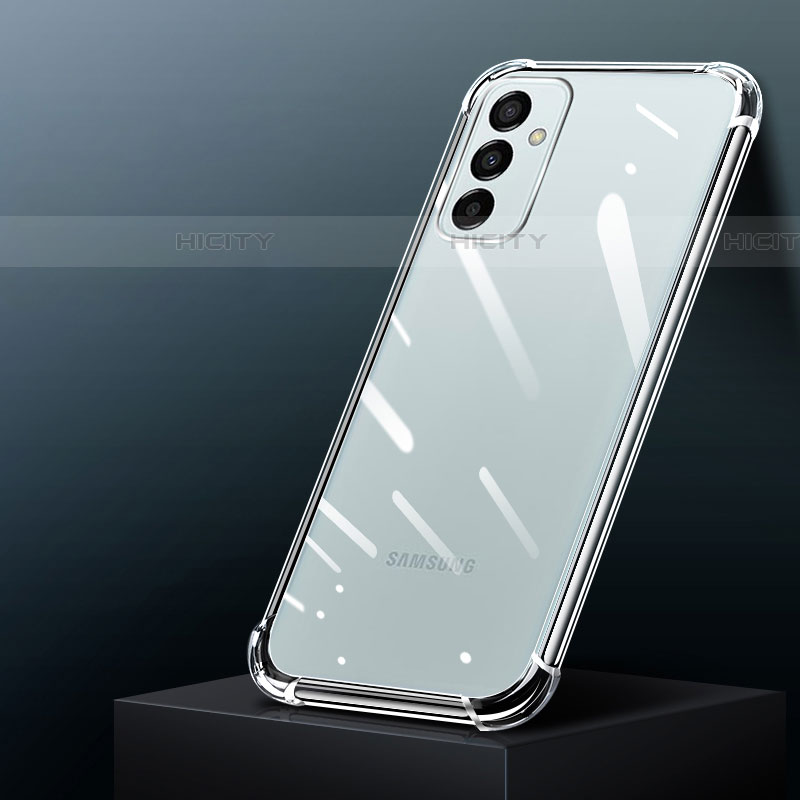 Custodia Silicone Trasparente Ultra Sottile Morbida T06 per Samsung Galaxy F23 5G Chiaro