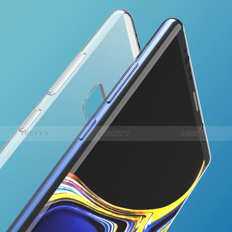 Custodia Silicone Trasparente Ultra Sottile Morbida T06 per Samsung Galaxy Note 9 Chiaro