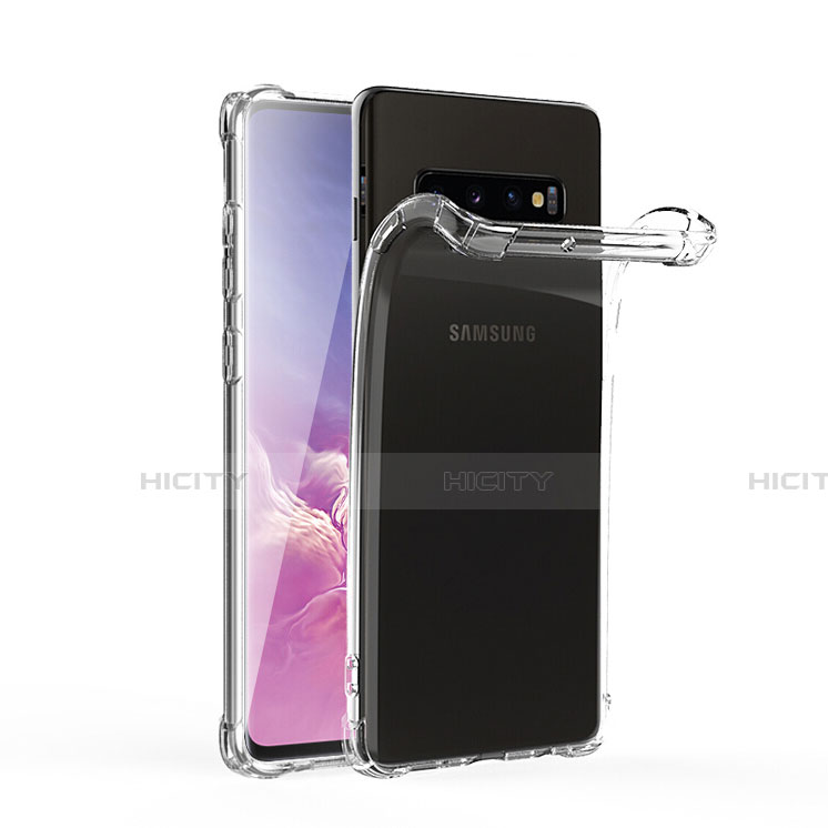 Custodia Silicone Trasparente Ultra Sottile Morbida T06 per Samsung Galaxy S10 5G Chiaro