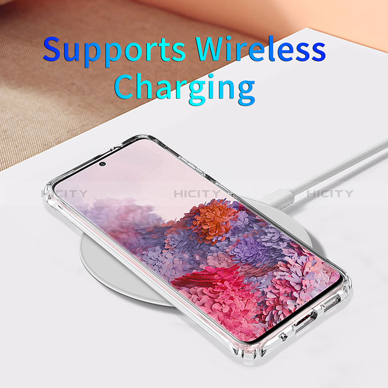Custodia Silicone Trasparente Ultra Sottile Morbida T06 per Samsung Galaxy S20 5G Chiaro