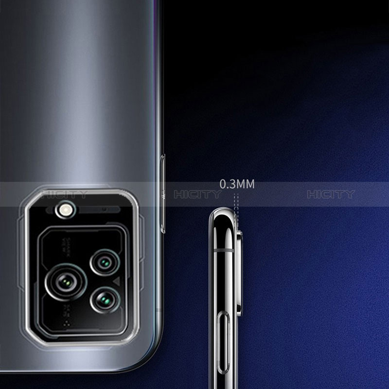 Custodia Silicone Trasparente Ultra Sottile Morbida T06 per Xiaomi Black Shark 5 5G Chiaro