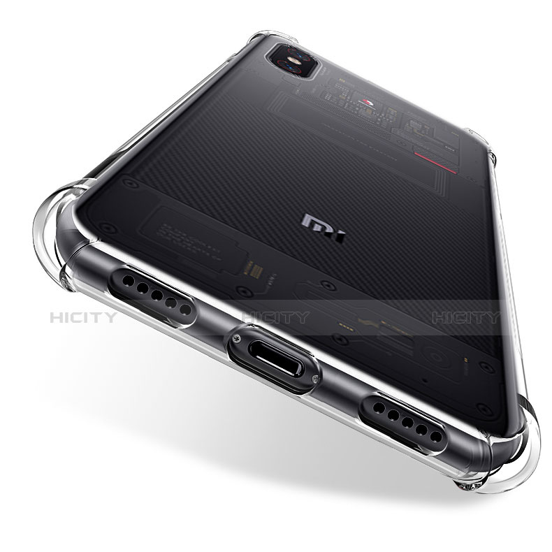 Custodia Silicone Trasparente Ultra Sottile Morbida T06 per Xiaomi Mi 8 Explorer Chiaro