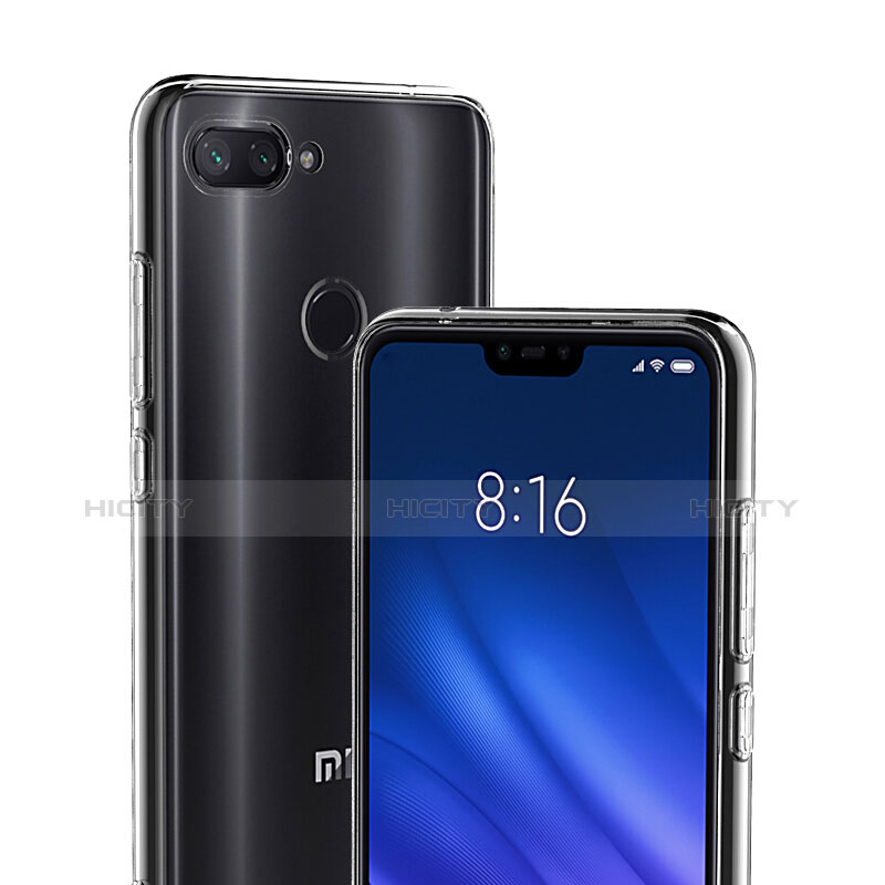 Custodia Silicone Trasparente Ultra Sottile Morbida T06 per Xiaomi Mi 8 Lite Chiaro