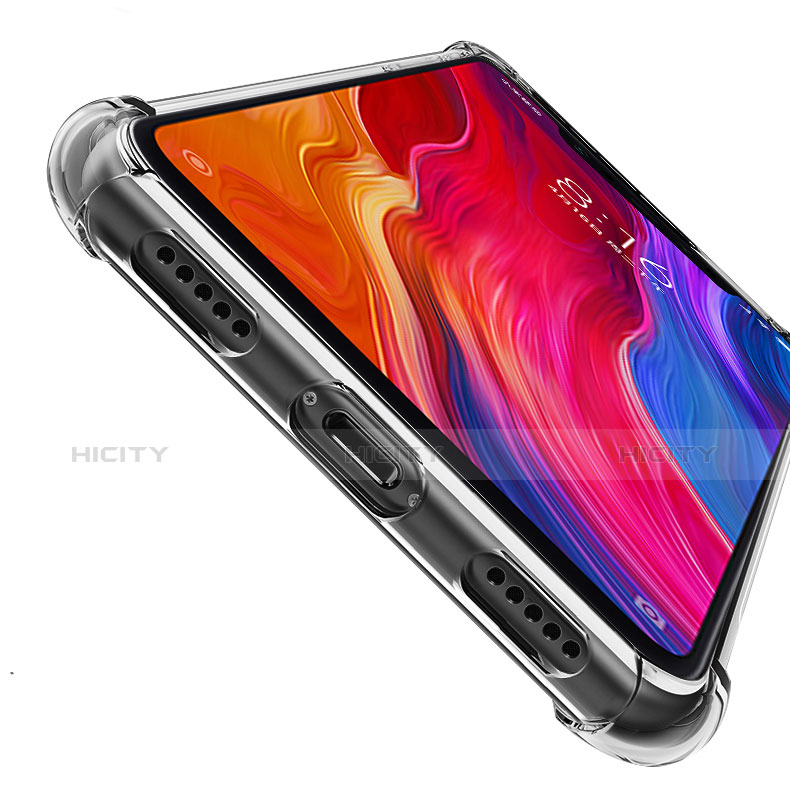 Custodia Silicone Trasparente Ultra Sottile Morbida T06 per Xiaomi Mi 8 Pro Global Version Chiaro