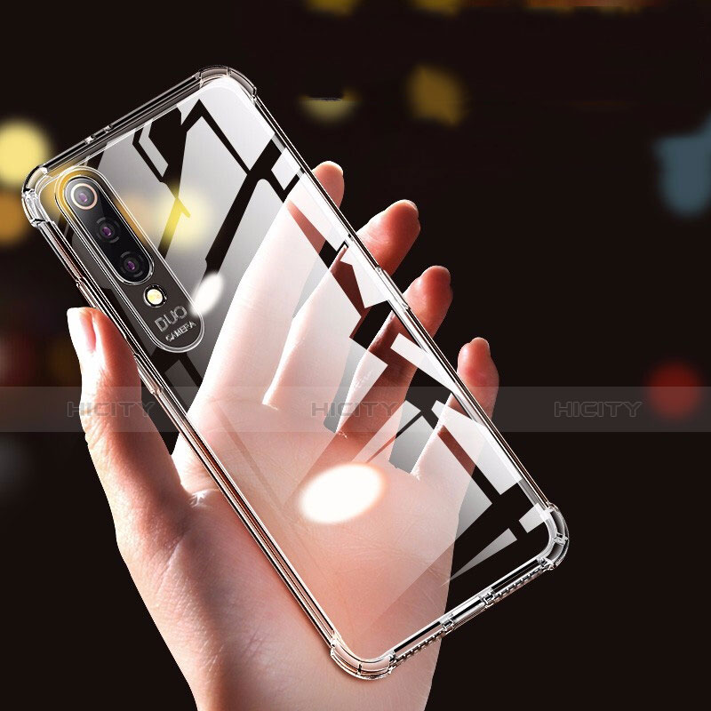 Custodia Silicone Trasparente Ultra Sottile Morbida T06 per Xiaomi Mi 9 Chiaro