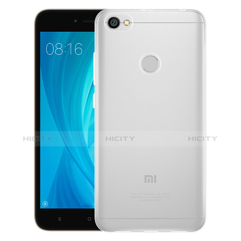 Custodia Silicone Trasparente Ultra Sottile Morbida T06 per Xiaomi Redmi Y1 Chiaro