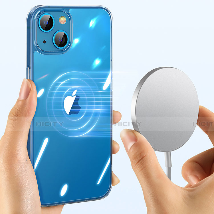 Custodia Silicone Trasparente Ultra Sottile Morbida T07 per Apple iPhone 13 Chiaro