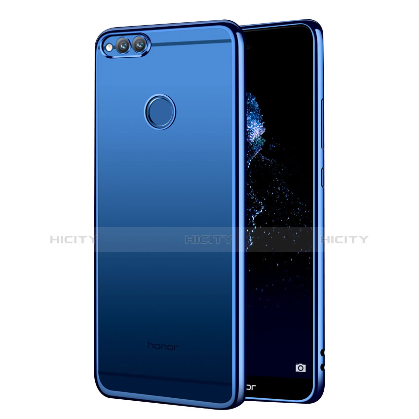 Custodia Silicone Trasparente Ultra Sottile Morbida T07 per Huawei Honor 7X Chiaro