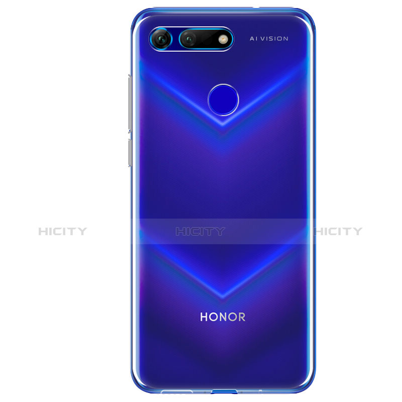 Custodia Silicone Trasparente Ultra Sottile Morbida T07 per Huawei Honor View 20 Chiaro