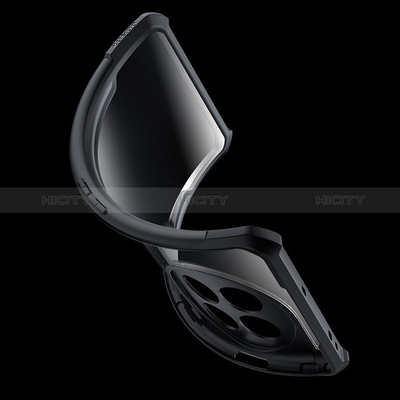 Custodia Silicone Trasparente Ultra Sottile Morbida T07 per OnePlus 11 5G Nero