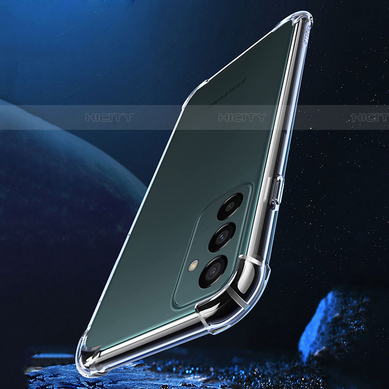 Custodia Silicone Trasparente Ultra Sottile Morbida T07 per Samsung Galaxy F23 5G Chiaro