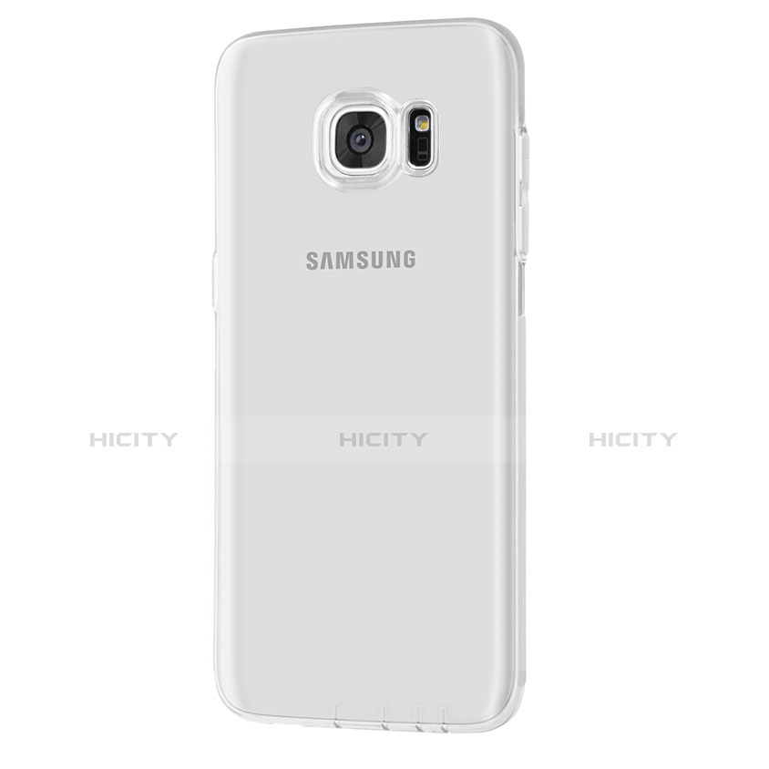 Custodia Silicone Trasparente Ultra Sottile Morbida T07 per Samsung Galaxy S7 Edge G935F Chiaro