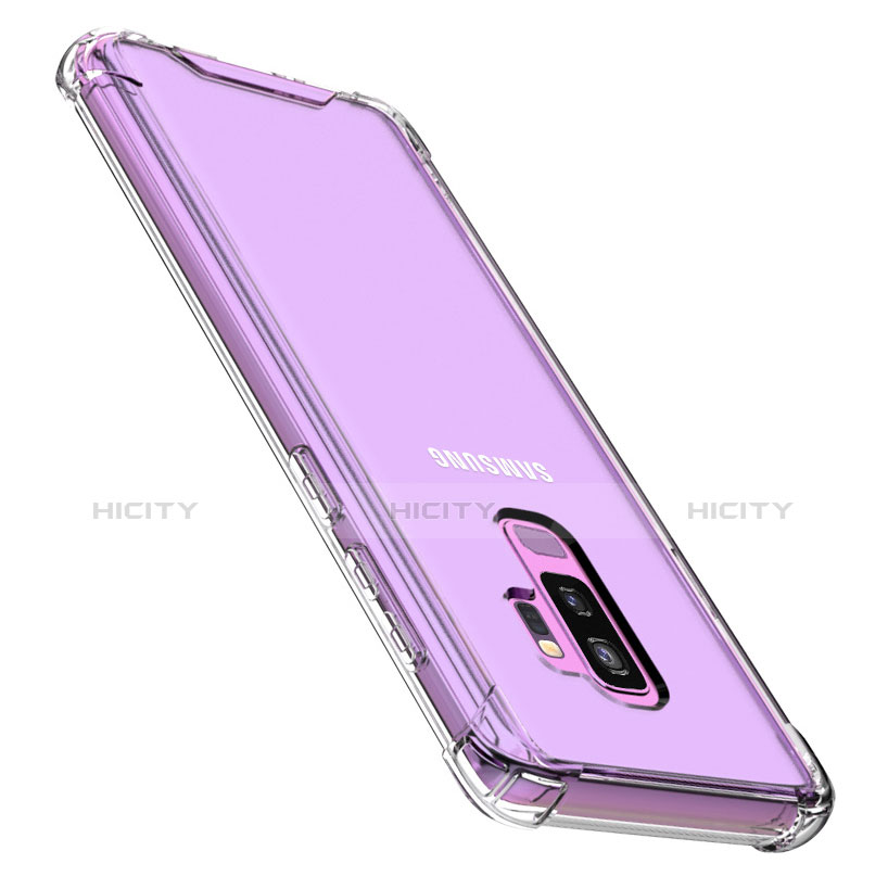 Custodia Silicone Trasparente Ultra Sottile Morbida T07 per Samsung Galaxy S9 Plus Chiaro