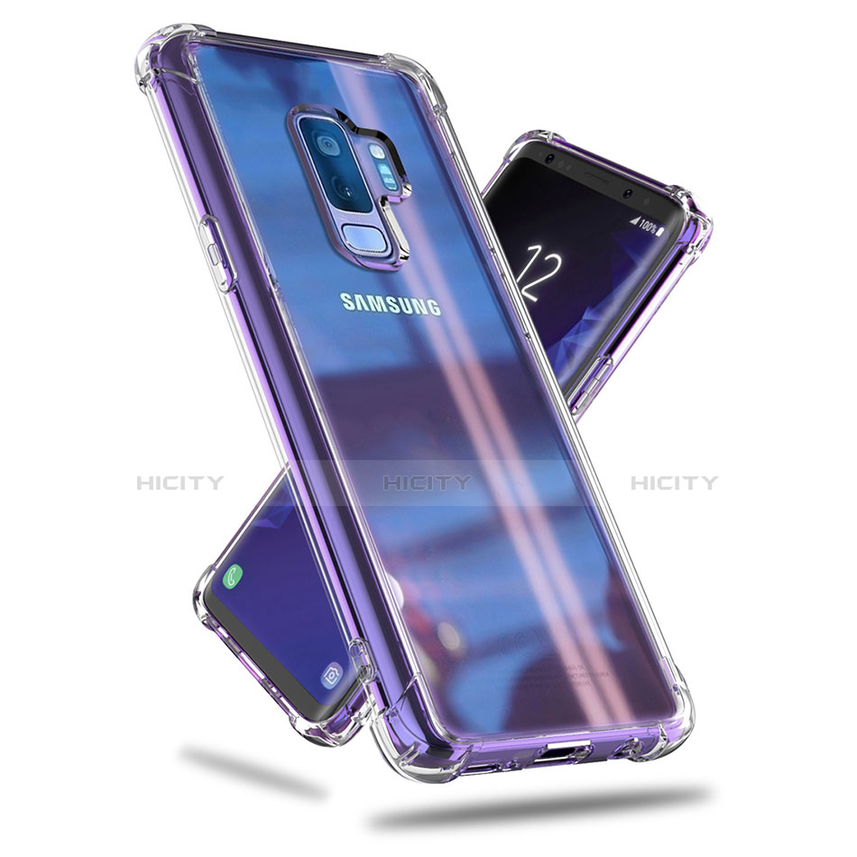 Custodia Silicone Trasparente Ultra Sottile Morbida T07 per Samsung Galaxy S9 Plus Chiaro