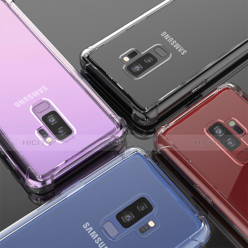 Custodia Silicone Trasparente Ultra Sottile Morbida T07 per Samsung Galaxy S9 Plus Chiaro