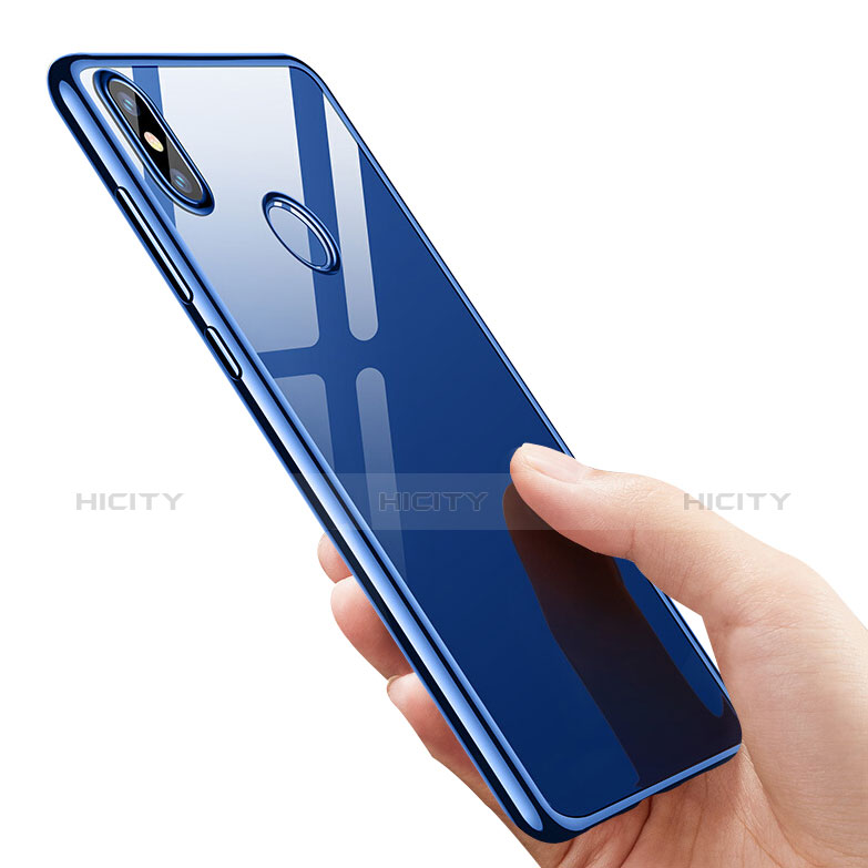 Custodia Silicone Trasparente Ultra Sottile Morbida T07 per Xiaomi Mi 8 SE Blu