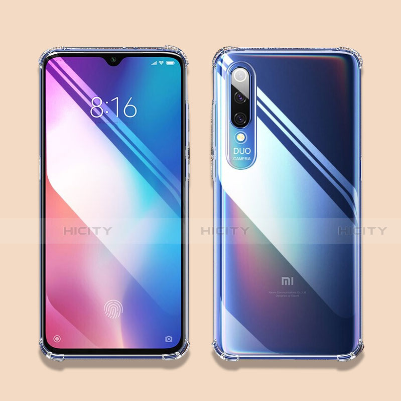 Custodia Silicone Trasparente Ultra Sottile Morbida T07 per Xiaomi Mi 9 Lite Chiaro