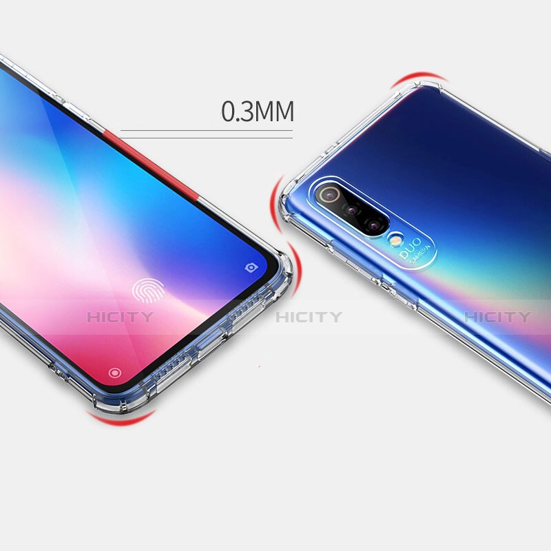 Custodia Silicone Trasparente Ultra Sottile Morbida T07 per Xiaomi Mi A3 Lite Chiaro