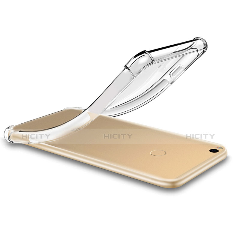 Custodia Silicone Trasparente Ultra Sottile Morbida T07 per Xiaomi Mi Max 2 Chiaro