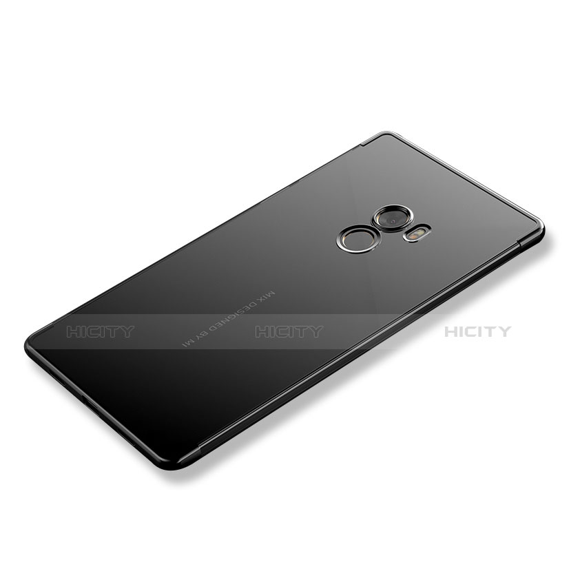 Custodia Silicone Trasparente Ultra Sottile Morbida T07 per Xiaomi Mi Mix 2 Nero