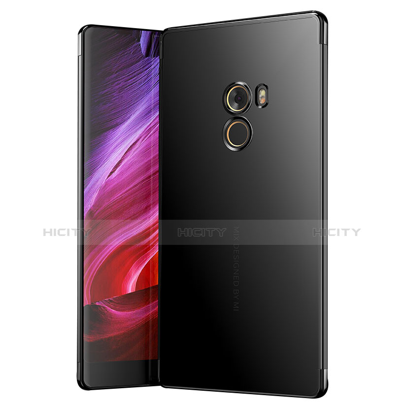 Custodia Silicone Trasparente Ultra Sottile Morbida T07 per Xiaomi Mi Mix Evo Nero