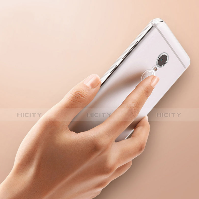 Custodia Silicone Trasparente Ultra Sottile Morbida T07 per Xiaomi Redmi Note 4X High Edition Chiaro