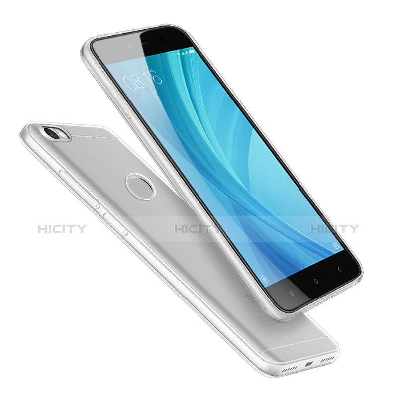 Custodia Silicone Trasparente Ultra Sottile Morbida T07 per Xiaomi Redmi Note 5A High Edition Chiaro
