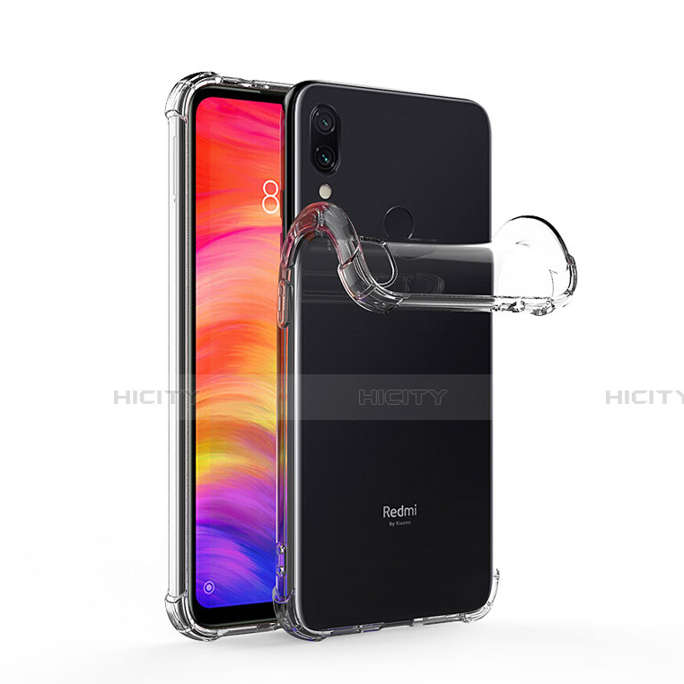 Custodia Silicone Trasparente Ultra Sottile Morbida T07 per Xiaomi Redmi Note 7 Pro Chiaro