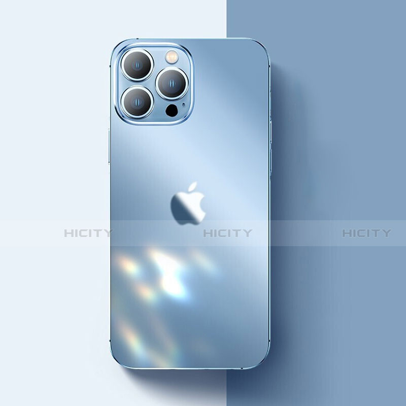 Custodia Silicone Trasparente Ultra Sottile Morbida T08 per Apple iPhone 14 Pro Chiaro