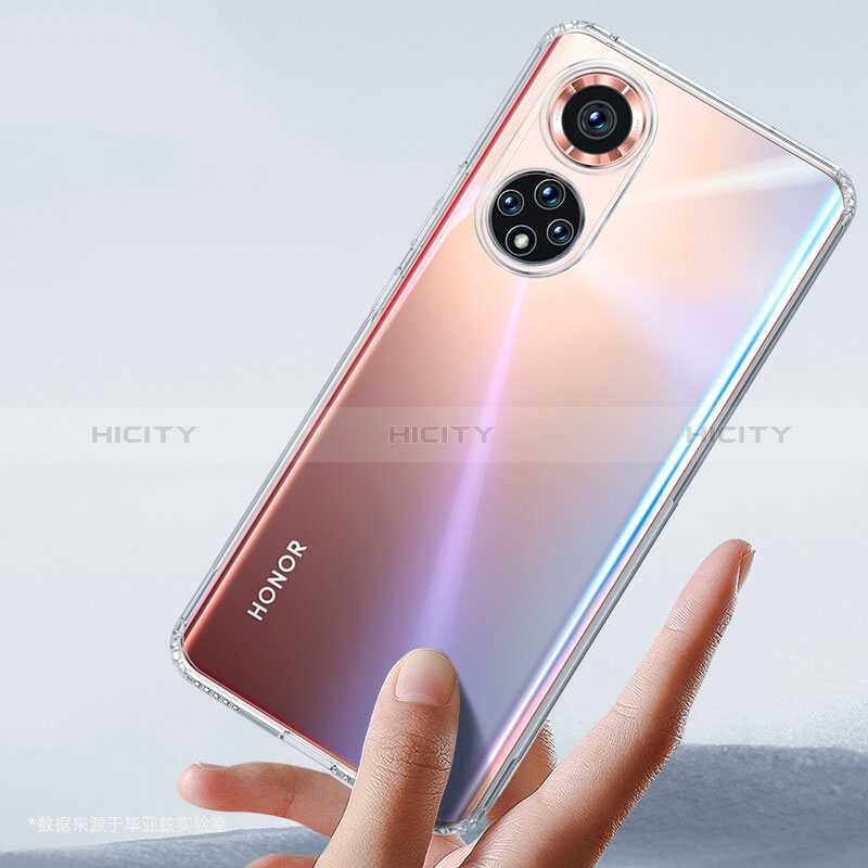 Custodia Silicone Trasparente Ultra Sottile Morbida T08 per Huawei Honor 50 Pro 5G Chiaro