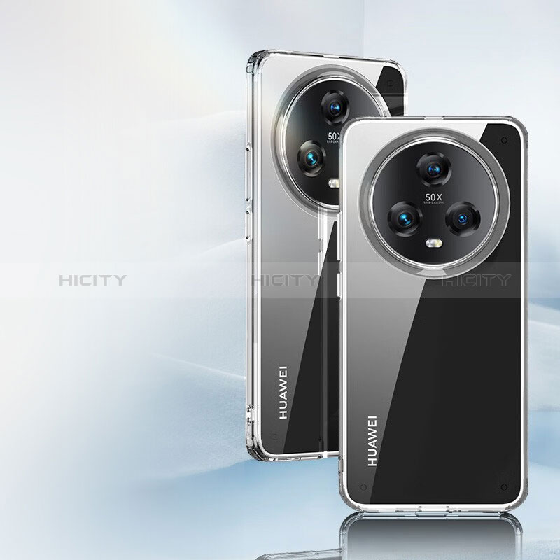 Custodia Silicone Trasparente Ultra Sottile Morbida T08 per Huawei Honor Magic5 Pro 5G Chiaro
