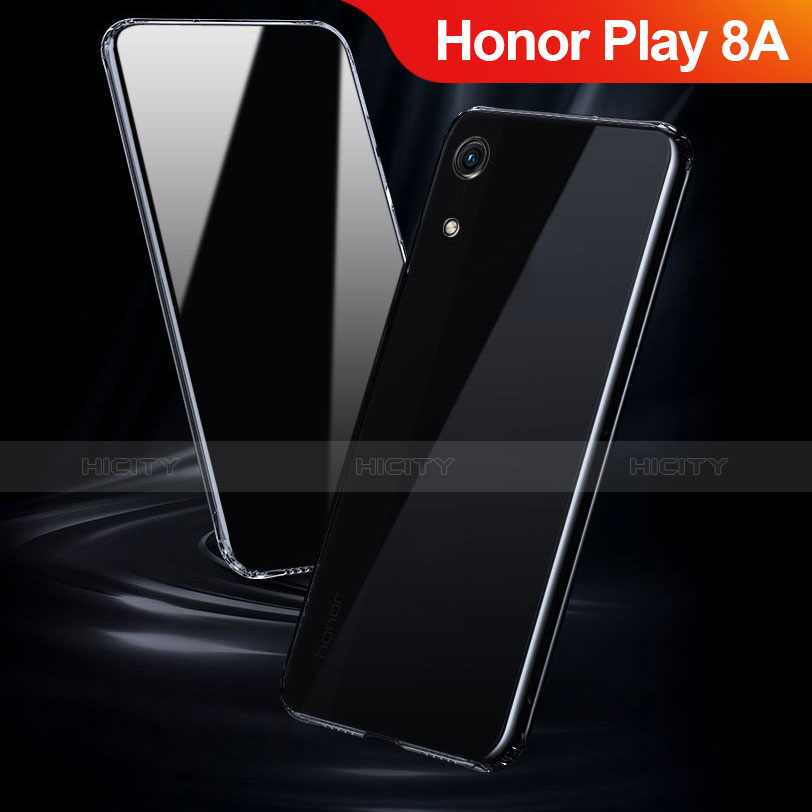 Custodia Silicone Trasparente Ultra Sottile Morbida T08 per Huawei Honor Play 8A Chiaro