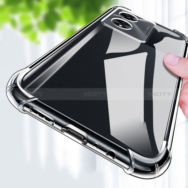 Custodia Silicone Trasparente Ultra Sottile Morbida T08 per Huawei Honor X5 Plus Nero
