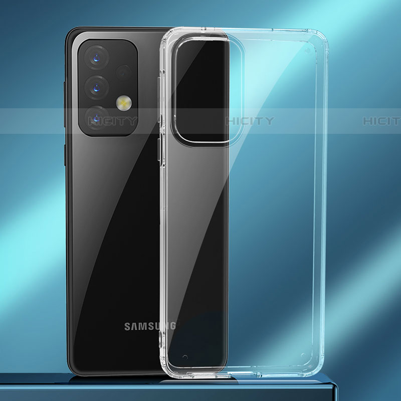 Custodia Silicone Trasparente Ultra Sottile Morbida T08 per Samsung Galaxy A33 5G Chiaro