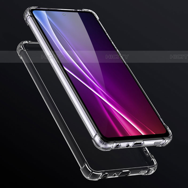 Custodia Silicone Trasparente Ultra Sottile Morbida T08 per Samsung Galaxy A73 5G Chiaro