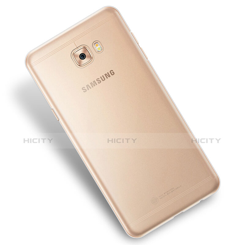 Custodia Silicone Trasparente Ultra Sottile Morbida T08 per Samsung Galaxy C5 Pro C5010 Chiaro