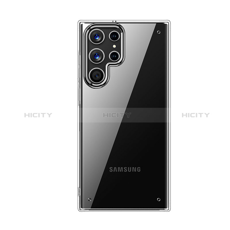 Custodia Silicone Trasparente Ultra Sottile Morbida T08 per Samsung Galaxy S24 Ultra 5G Chiaro