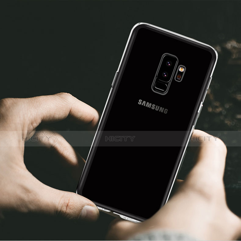 Custodia Silicone Trasparente Ultra Sottile Morbida T08 per Samsung Galaxy S9 Plus Chiaro