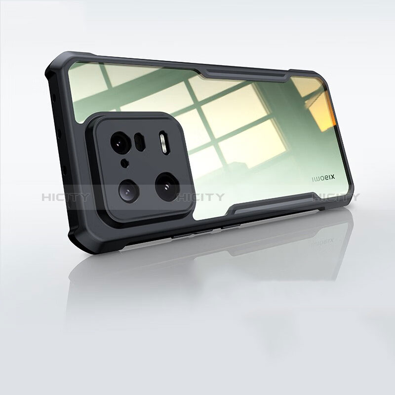 Custodia Silicone Trasparente Ultra Sottile Morbida T08 per Xiaomi Mi 13 Pro 5G Nero