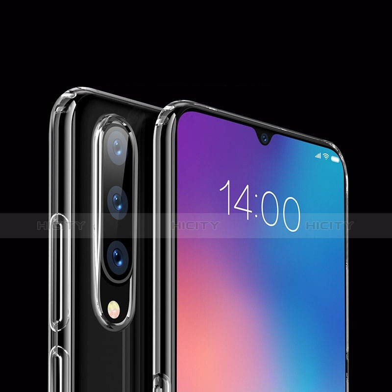 Custodia Silicone Trasparente Ultra Sottile Morbida T08 per Xiaomi Mi 9 Chiaro