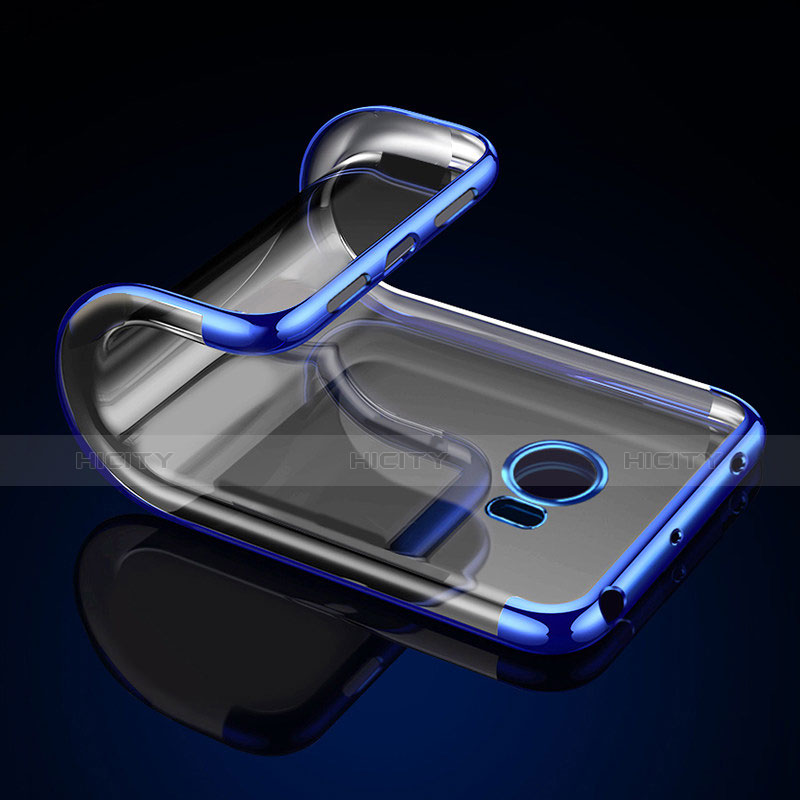 Custodia Silicone Trasparente Ultra Sottile Morbida T08 per Xiaomi Mi Note 2 Blu