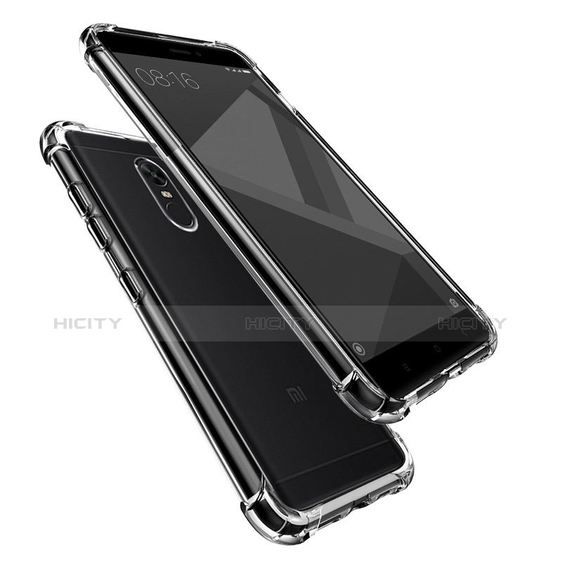 Custodia Silicone Trasparente Ultra Sottile Morbida T08 per Xiaomi Redmi Note 4 Chiaro