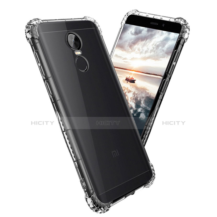 Custodia Silicone Trasparente Ultra Sottile Morbida T08 per Xiaomi Redmi Note 4X Chiaro